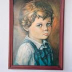 Vintage Print Jaren 70 Huilende Jongen Kind thumbnail 21