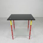 Arlecchino Tafel Met 2 Glasplaten In De Stijl Van Edoardo Poli, Jaren 50 thumbnail 7