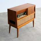 Vintage Audiomeubel | Radio | Kast | Jaren 60 | Zweden thumbnail 4