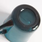 Green Glass Pitcher By Kai Franck For Nuutajarvi Notsjo, Finland 1950S thumbnail 10