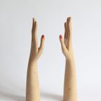 Painted Wooden Mannequin Hands, 1920-1930S. thumbnail 11