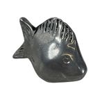 Handmade - Fish Shaped Drawer / Door Pull Or Handle - Casted Aluminum (New Old Stock) - Made In I thumbnail 2