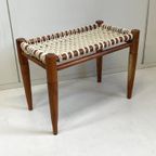 Bankje/Voetenbankje Touw Hout Footstool Kruk thumbnail 4