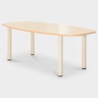 Solidesk Kantinetafel, Ahorn Blad, 200 X 100 Cm, Ton Blad, Vaste Hoogte thumbnail 2