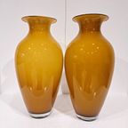 Set Van Twee Grote Murano Vazen Uit De Jaren ’60 thumbnail 2