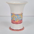 Vintage Villeroy & Boch Vivaldi Vaas Porselein Frankrijk ‘60 thumbnail 2