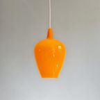 Pompei Hanglamp In Oranje Opaline, Jo Hammerborg, 1960 thumbnail 6