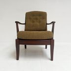 Opnieuw Gestoffeerde Zweedse Fauteuil Van Engens, 1970'S thumbnail 12