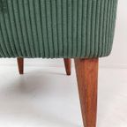Artifort Fauteuil Groene Ribstof | Donkergroen Theo Ruth thumbnail 3