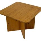 Vintage Grenen Salontafel / Bijzettafel Minimalist Design thumbnail 2