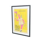 Vintage Ingelijste Poster Loterie Nationale France Fifties Reclame M. Pineau thumbnail 2