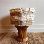 Mid Century Bamboe Rotan Italiaans Design Lampvoet Vintage thumbnail 5