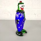 Kleurrijke Clown In Murano Glas thumbnail 4