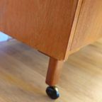 Vintage Lp Platenspeler Platen Kast Kastje Audiomeubel thumbnail 7