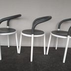 Fritz Hansen - Set Van 3 'Pelikan' Eettafel Stoelen- By Niels Gammelgaard thumbnail 2