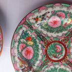Vintage Chinese Borden In Uitstekende Staat.handgeschilderd. thumbnail 5