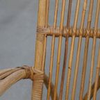 Bijzondere Rotan Fauteuil Van Rohé Noordwolde, 1950 thumbnail 2