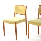 Set 4 Stoelen Niels O Möller Model 80 Eetkamerstoelen Vintage Teak thumbnail 15