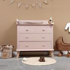 Vintage Prachtige Commode / Ladekast Zachtroze “roos” thumbnail 9