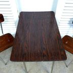 Mooi Bruin Retro Vintage Tafel thumbnail 2