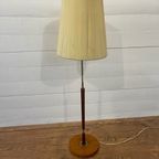 Vintage Tafel/Vloerlamp Houten Standaard thumbnail 6