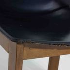 Mid-century Set Van 6 Lederen Eetkamerstoelen Door Arfa & Tobia Scarpa, 1970 thumbnail 10