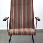 Vintage Jaren 50/60 Design Fauteuil Met Hoge Rug Van Gispen Model 1410 thumbnail 3