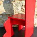 Keith Haring Kinderstoel / Decoratief Object Rood (nieuw!) thumbnail 2
