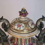Capodimonte Vases, Late 19th, Set Of Two thumbnail 14