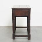 Antiek Engels Eikenhouten Dressoir/ Side Table Uit Eind 18e Eeuw Met Mooie Originele Details thumbnail 5