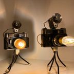 Retro Cameralamp Met Flits En Statief thumbnail 5