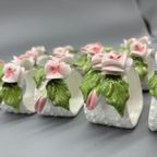Set Servetringen Rozen Porselein 10 Stuks thumbnail 3