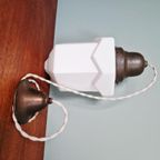 Skyscraper Art Deco Hanglamp In Witte Opaline, 1920-30 thumbnail 10