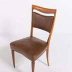 Mid-Century Italian Chairs / Eetkamerstoel / Stoel From Vittorio Dassi, 1950S thumbnail 6