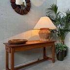 Vintage Tafellamp – Oude Rotan Kruik thumbnail 3
