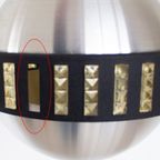 Vintage Space Age Rvs Hanglamp Met Acryl Inzetstukken, Mid Century Hanger thumbnail 6