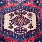 Perzisch Wiss Vloerkleed Handgeknoopt 217X315Cm Xl - Vintage Tapijt - Rood Donkerblauw - Reliving thumbnail 6