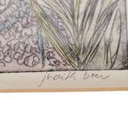 Judith Boer (1935-2013) - Handingekleurd - Gesigneerd - 3E Kwart 20E Eeuw thumbnail 5