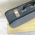 Blauwe Vintage Koffer Brocante Suitcase thumbnail 2