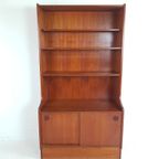 Vintage Deense Buffetkast | Wandkast Teak Fineer Keuken thumbnail 2