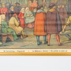 Educatieve Oude Schoolplaat Vaderlandse Geschiedenis De Hervorming Hagepreek 94X65Cm thumbnail 6