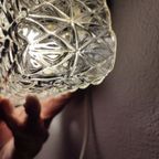 Vintage Guro Jaren '70 Plafondlamp Plafonnière Glas Vierkant thumbnail 14