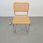 Vintage Cesca Stoel Marcel Breuer Italie Webbing Buisframe thumbnail 4