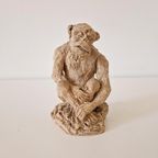 C Evers Vintage Beeld Aap Sculptuur thumbnail 4