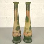 Duo Art Nouveau Vazen François Th. Legras thumbnail 8