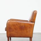 Comfortabele Armchair Van Schapenleer Met Een Mooie Afwerking En Prachtige Kleuren thumbnail 6