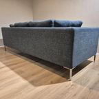 Alberta Collins Hoekbank - Chaise Longue - Stof - Blauw thumbnail 16