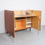 Vintage Secretaire Kast Teak, Jaren 60 thumbnail 7