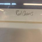 Lithografie 'red Chairs' Door Ole Kurtzau thumbnail 7