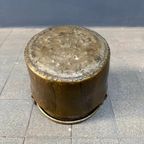 Antieke Geel Koperen Pot Of Ketel thumbnail 17